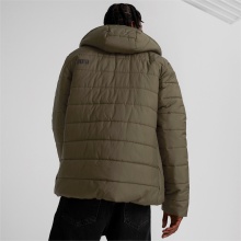 Puma Steppjacke Essential mit Kapuze (wattiert, warm) olivegrün Herren